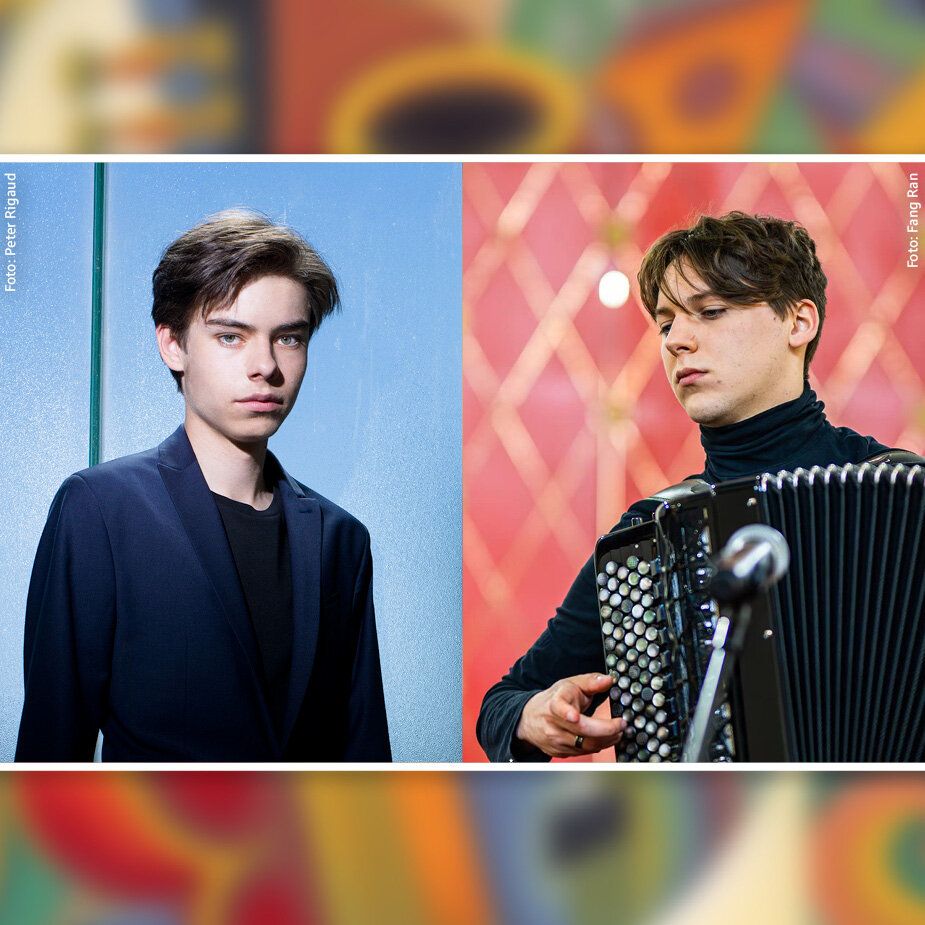 Colin Pütz (Klavier) und Józef Wajdzik (Akkordeon)