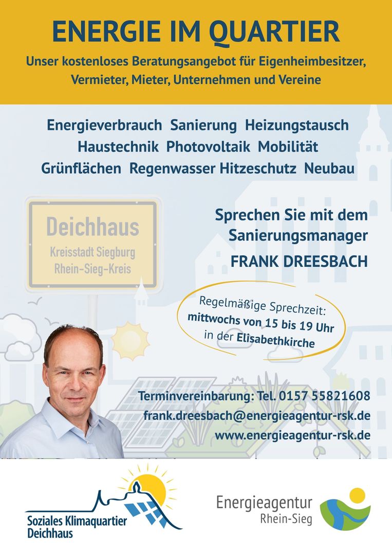 Plakat der Beratung