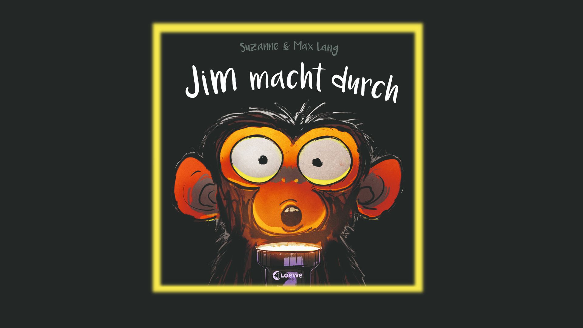 Cover des Bilderbuchs "Jim macht durch" von Suzanne und Max Lang aus der Loewe Verlag GmbH