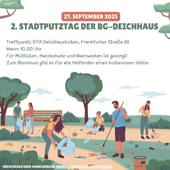 Stadtputztag Deichhaus