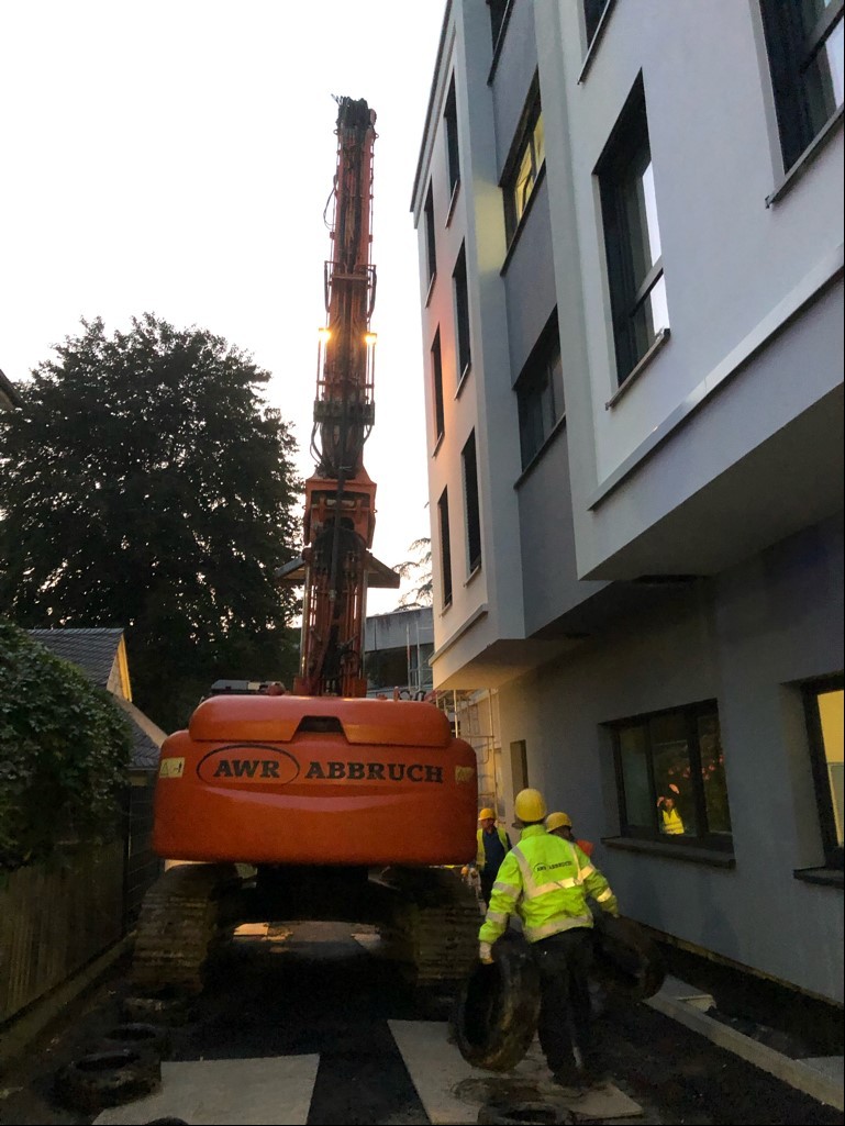 Rathaussanierung - Baufortschritt am 13.09.2021