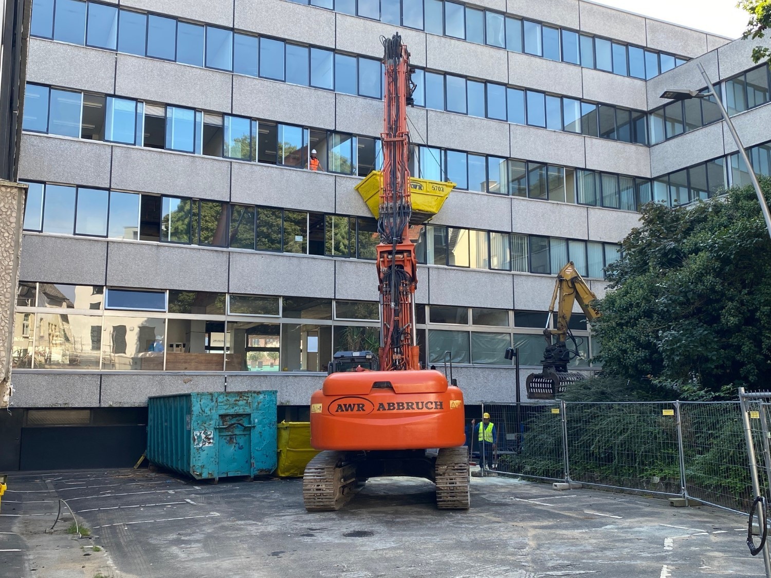 Rathaussanierung - Baufortschritt am 15.09.2021