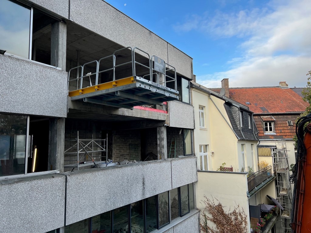 Rathaussanierung - Baufortschritt am 26.10.2021