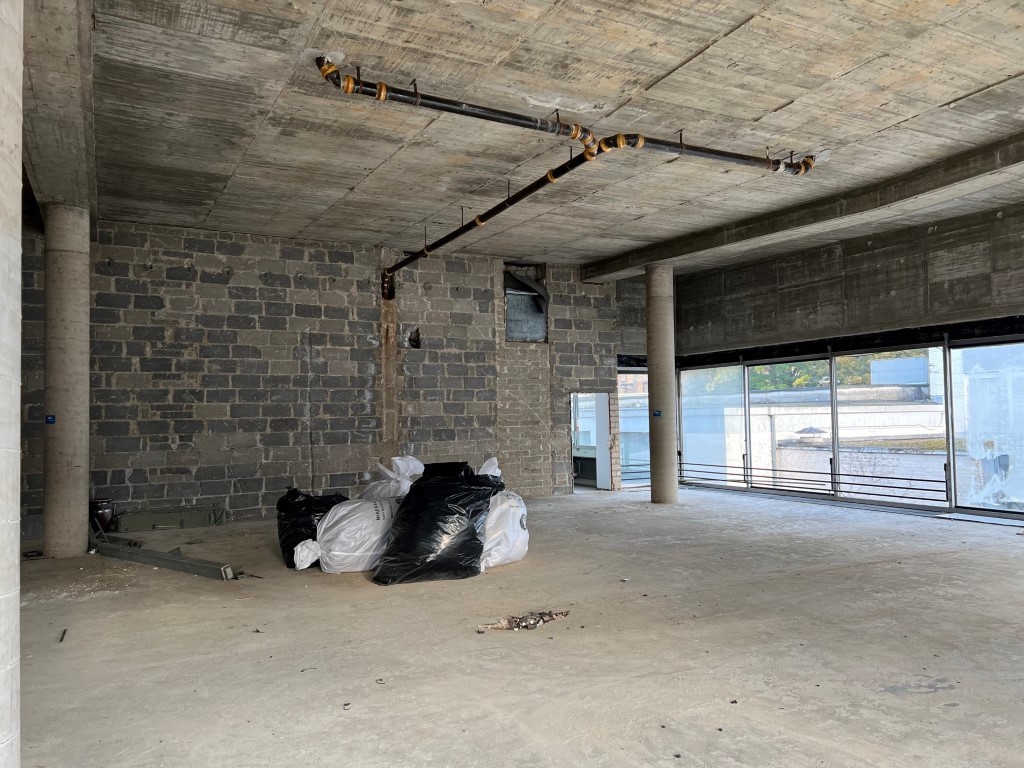 Rathaussanierung - Baufortschritt am 26.10.2021