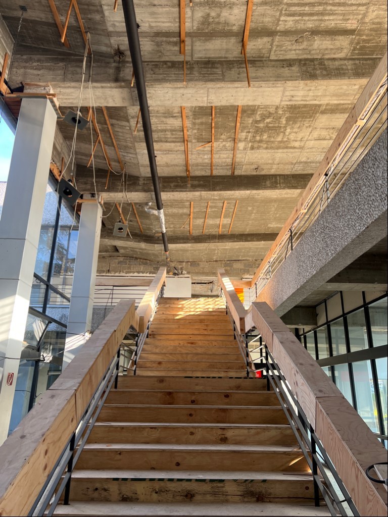 Rathaussanierung - Baufortschritt am 12.11.2021