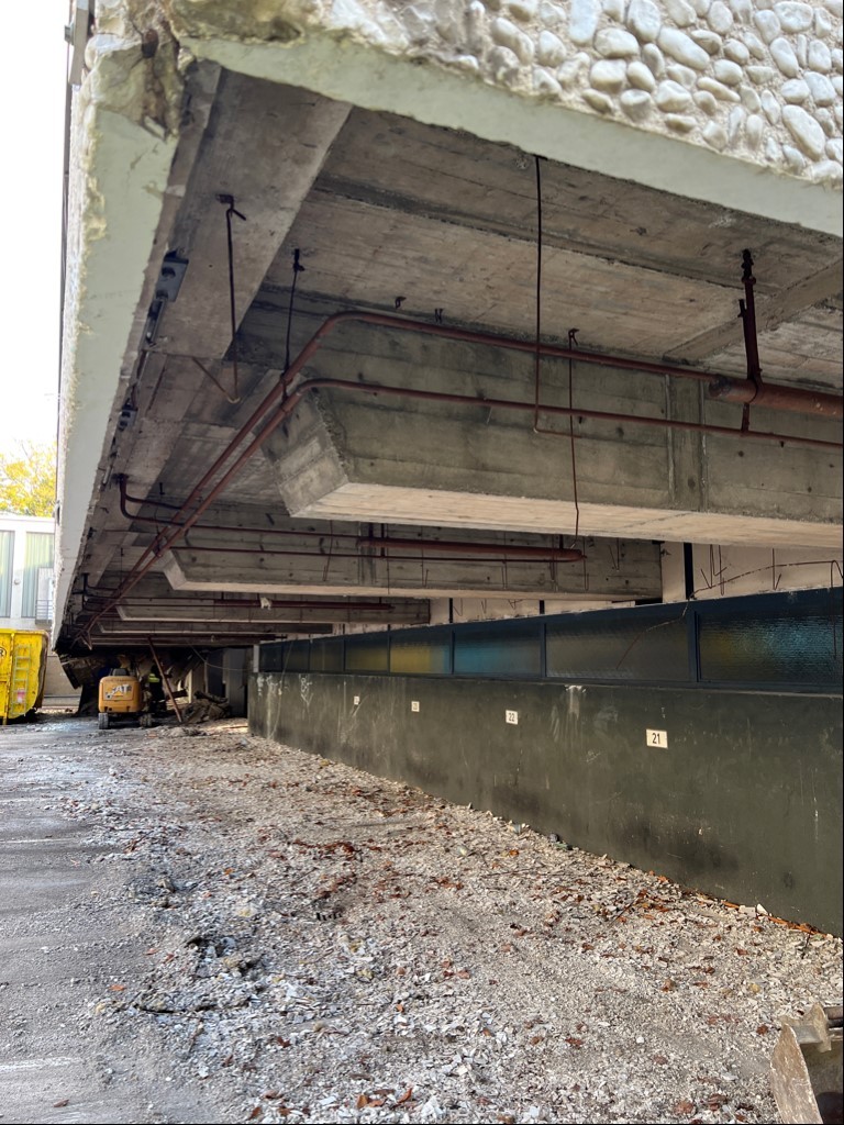 Rathaussanierung - Baufortschritt am 12.11.2021