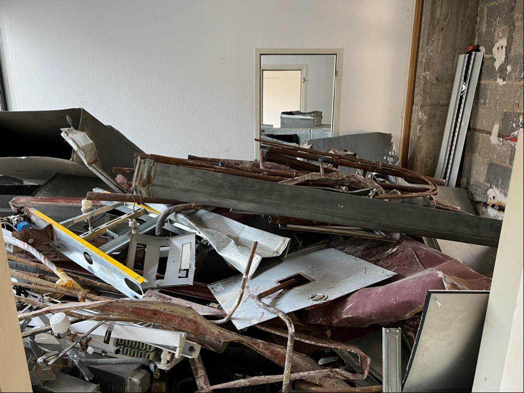 Rathaussanierung - Baufortschritt am 12.11.2021