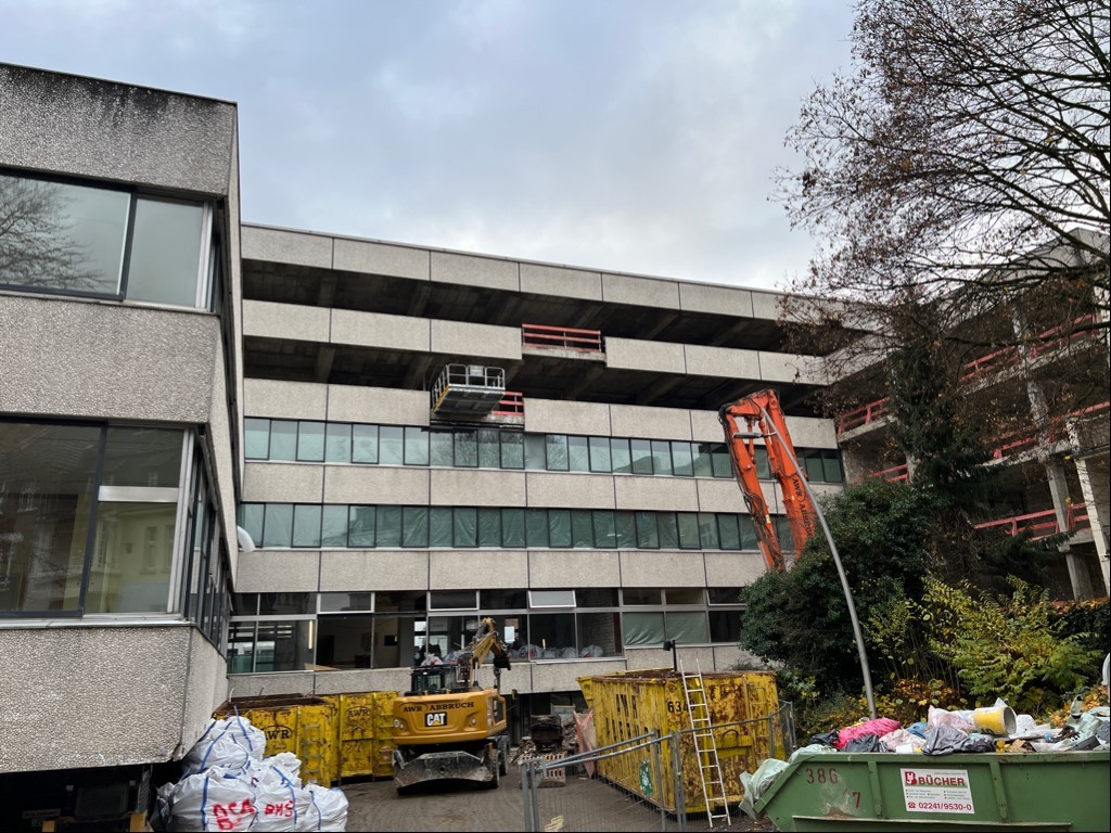 Rathaussanierung - Baufortschritt am 02.12.2021