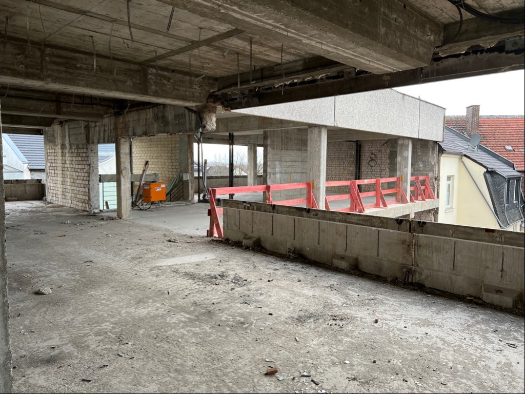 Rathaussanierung - Baufortschritt am 02.12.2021