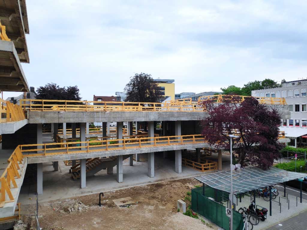 Rathaussanierung - Baufortschritt am 08.06.2022