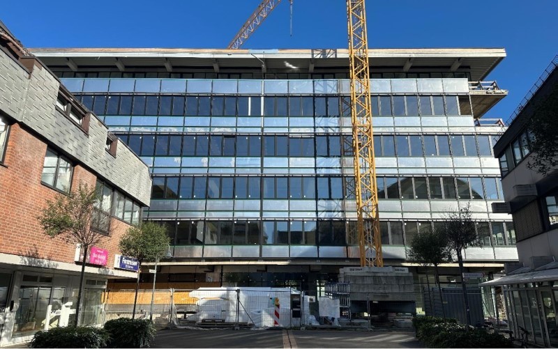 Rathaussanierung - Baufortschritt am 15.07.2023