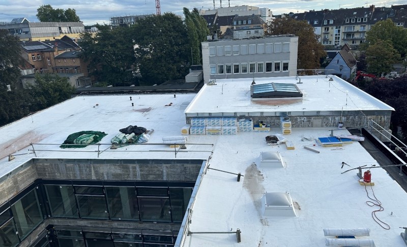 Rathaussanierung - Baufortschritt am 21.09.2023