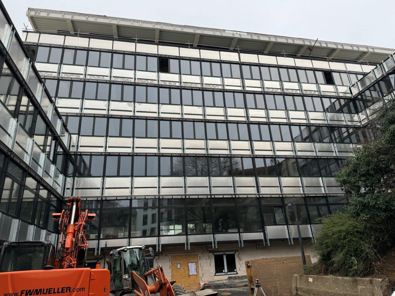 Rathaussanierung - Baufortschritt am 01.03.2024