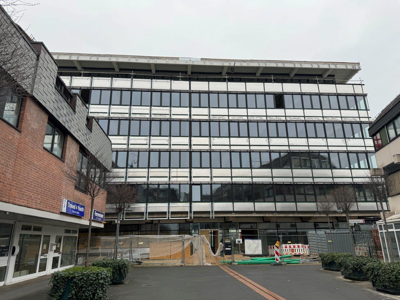 Rathaussanierung - Baufortschritt am 01.03.2024