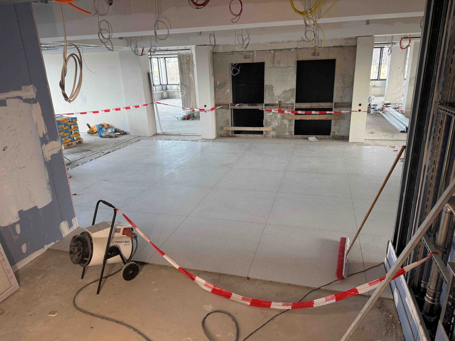 Rathaussanierung - Baufortschritt am 30.01.2025