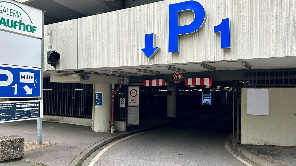 Schrankenloses Parken Kaufhof