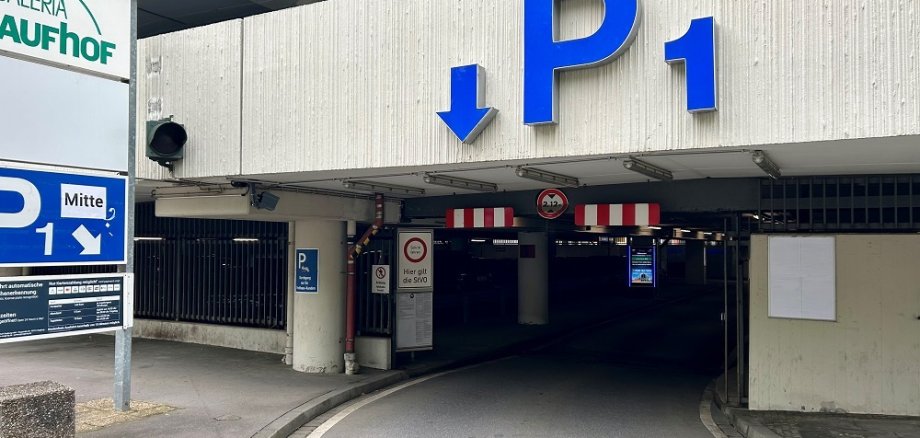 Schrankenloses Parken Kaufhof