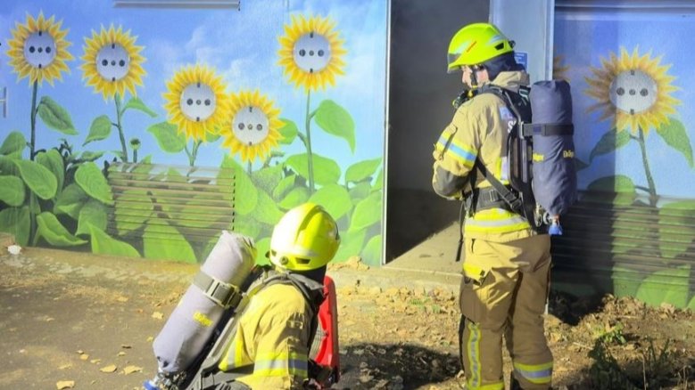 Feuerwehr Trafobrand Feuerwehr Trafobrand