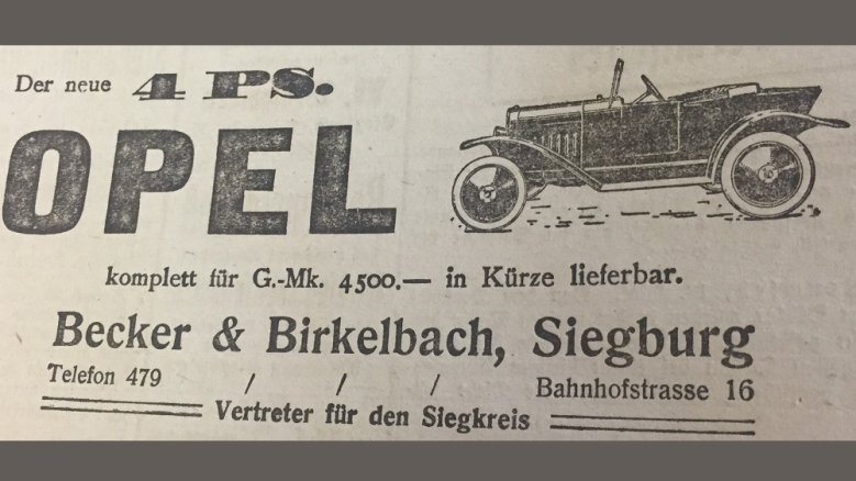 Opel Anzeige Opel Anzeige