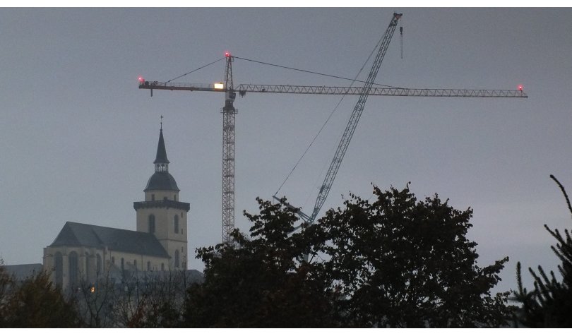 Kräne in Siegburg