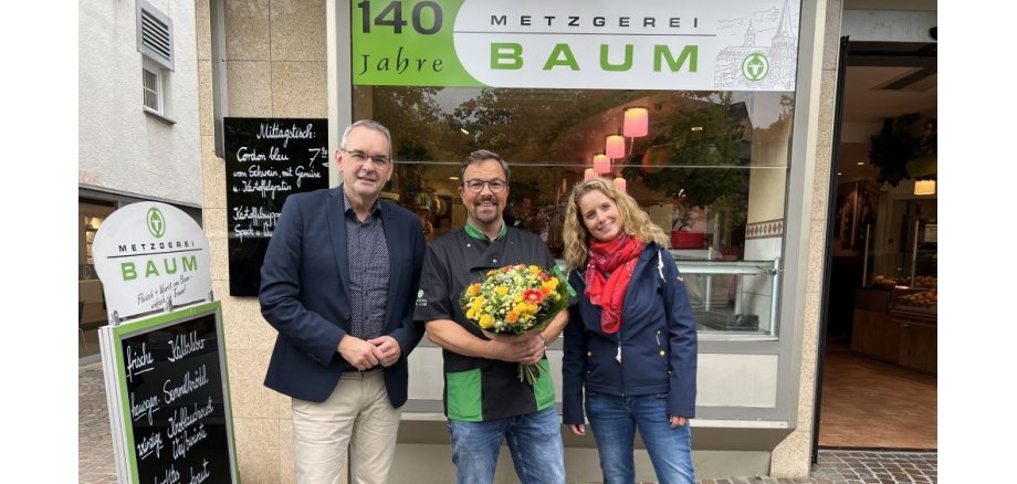 Baum Bürgermeister-Glückwunsch