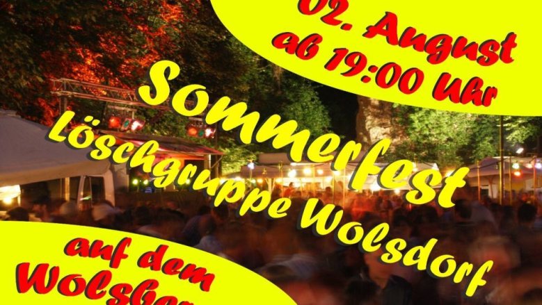 Sommerfest der Löschgruppe Wolsdorf Sommerfest der Löschgruppe Wolsdorf