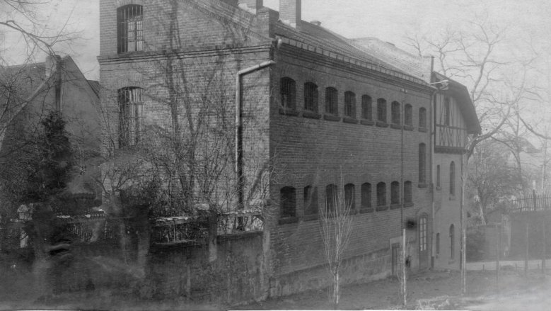 Polizeigefängnis neben der Bergstraße, Februar 1927 Polizeigefängnis neben der Bergstraße, Februar 1927