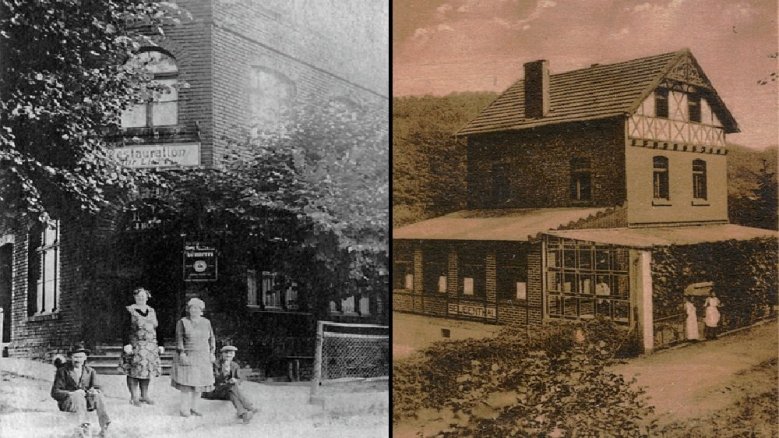 Die Gaststätte "Zur Linde" an der Hauptstraße und die "Waldesruh" in Seligenthal Die Gaststätte "Zur Linde" an der Hauptstraße und die "Waldesruh" in Seligenthal