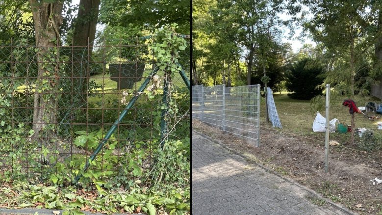 Zaun Nordfriedhof Zaun Nordfriedhof