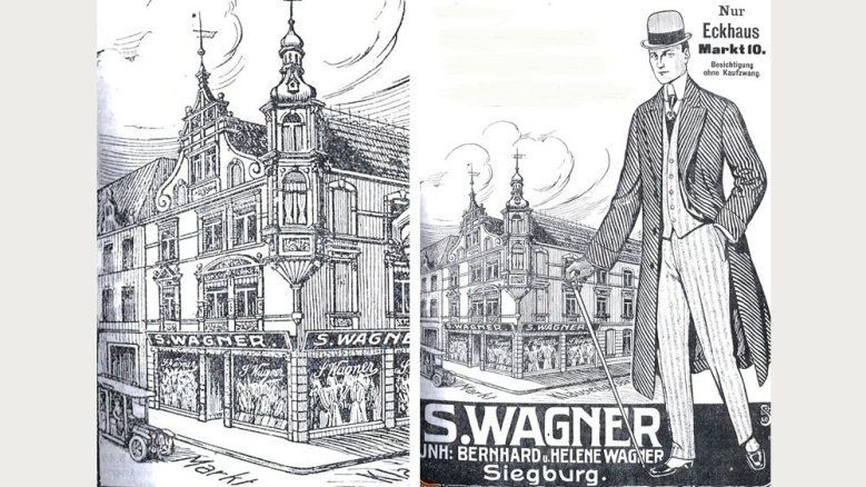 Bekleidungsgeschäft S. Wagner, Markt 10