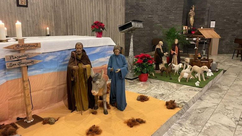 Krippe Krankenhauskapelle Krippe Krankenhauskapelle