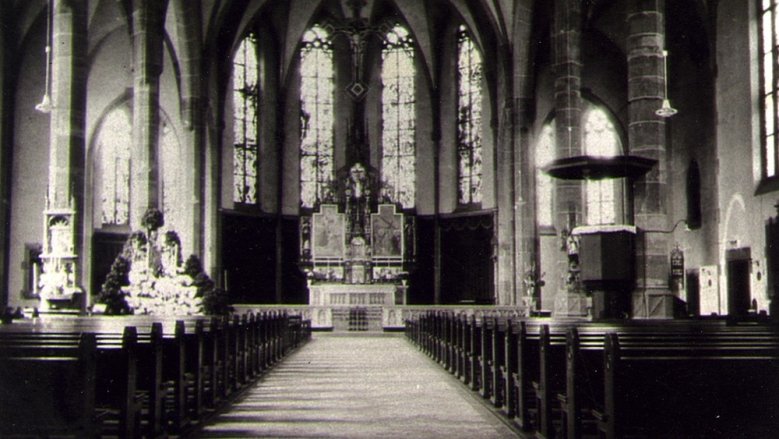 Innenansicht der Annokirche