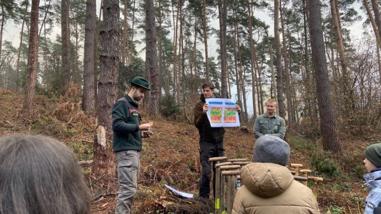 Gymnasium Alleestraße Baumpflanzaktion