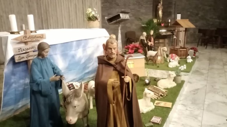 Krippe Krankenhauskapelle