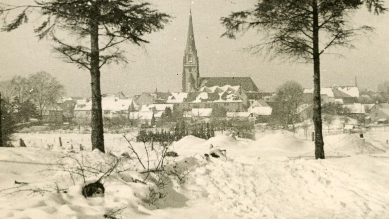 Winter 1930 - Blick auf die Annokirche