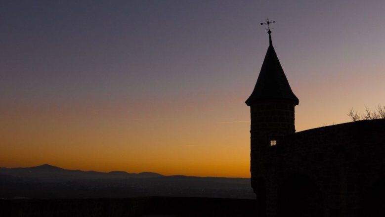 Johannistürmchen im Abendrot
