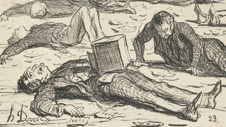 Daumier Wahlschlacht Daumier Wahlschlacht