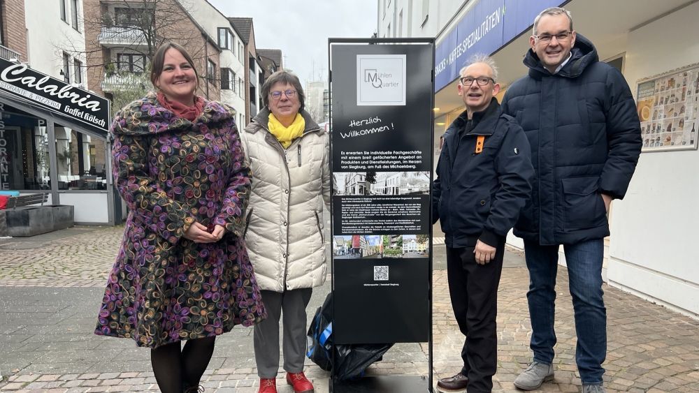 Stele MühlenQuartier