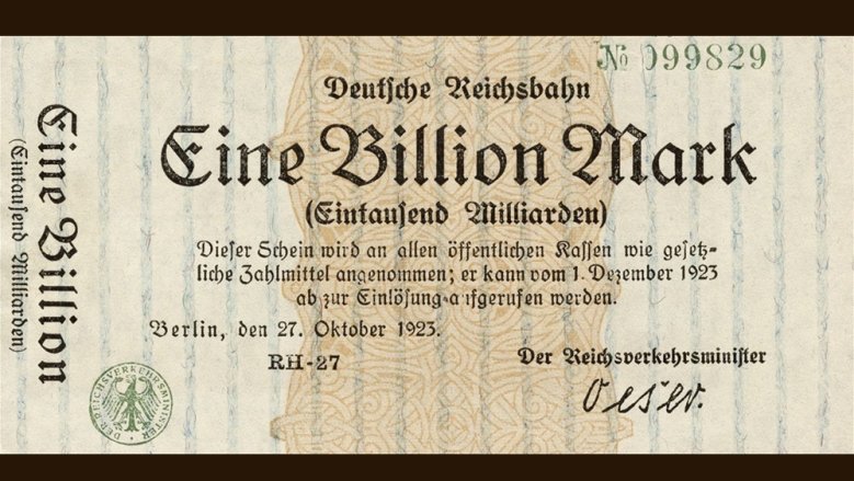 Eine Billion Mark Eine Billion Mark