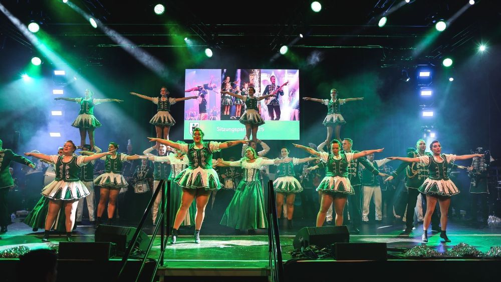 Sitzungsparty Husaren Grün-Weiß