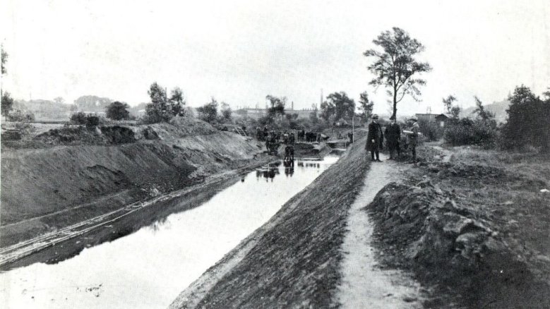 Mühlengraben um 1910 Mühlengraben um 1910
