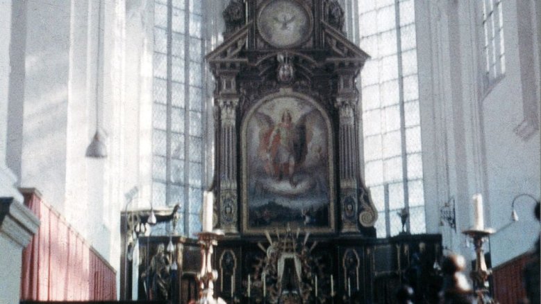 Altar der Abtei vor 1940 Altar der Abtei vor 1940
