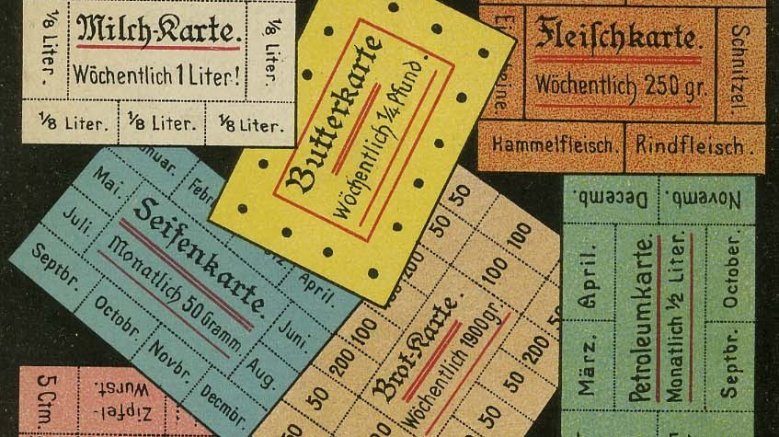 Lebensmittelkarten Lebensmittelkarten