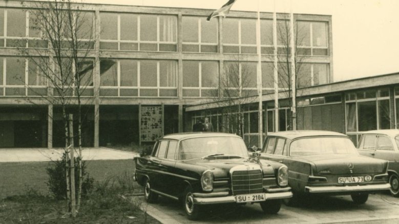 Landwirtschaftsschule auf der Zange im Januar 1964 Landwirtschaftsschule auf der Zange im Januar 1964