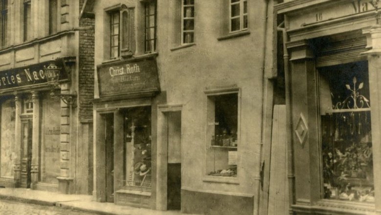 Holzgasse 12 bis 16 um 1910 Holzgasse 12 bis 16 um 1910