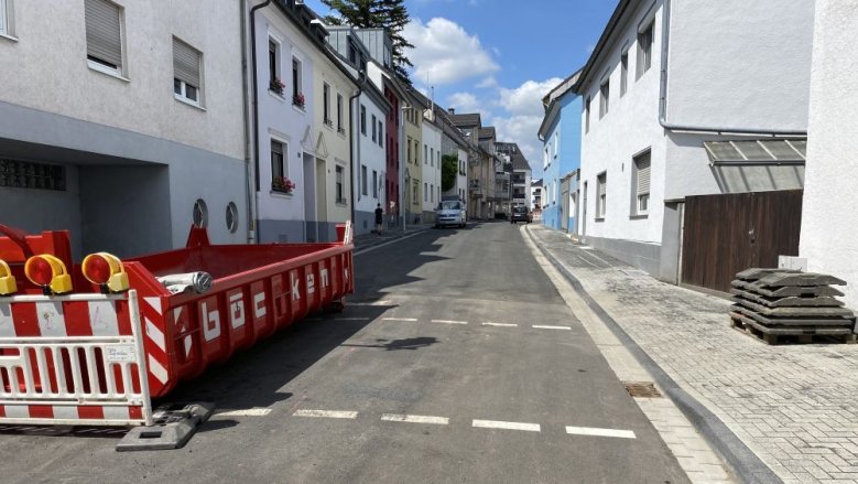 Augustastraße nach Kanalbau Augustastraße nach Kanalbau