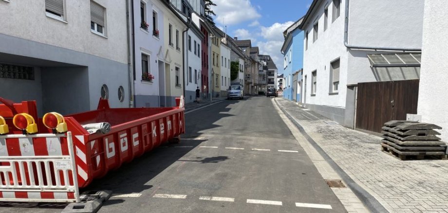 Augustastraße nach Kanalbau