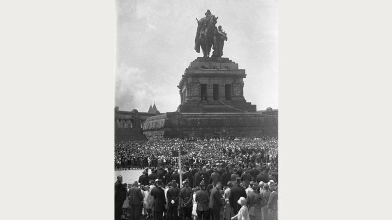 Deutsches Eck, Feierlichkeiten 1930 Deutsches Eck, Feierlichkeiten 1930