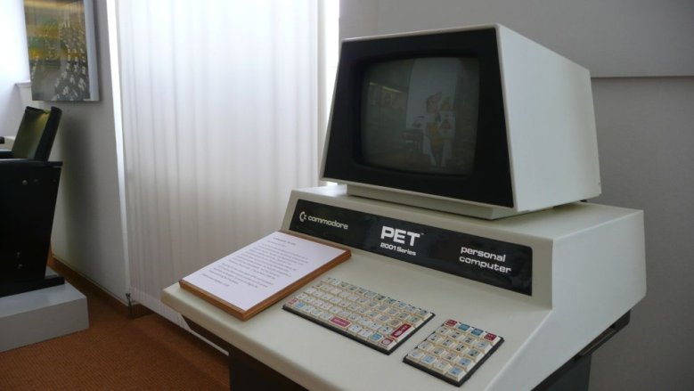 Commodore-Modell PET 2001 im Stadtmuseum Commodore-Modell PET 2001 im Stadtmuseum