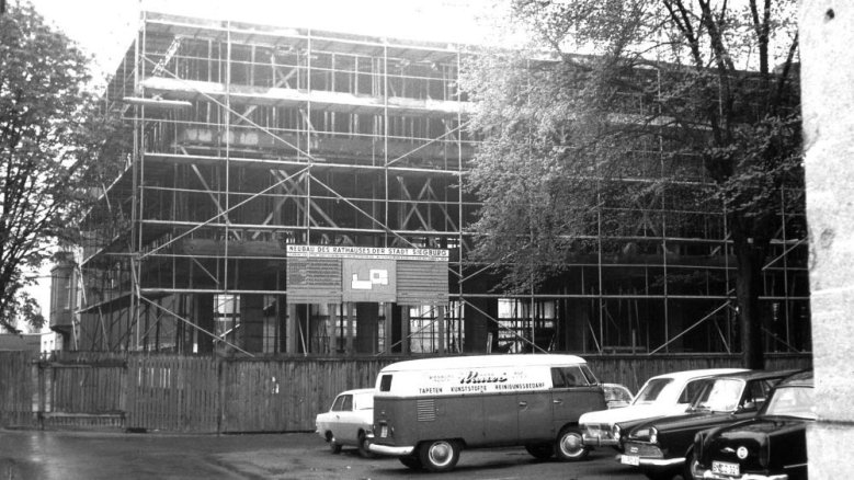 Rathaus-Neubau, März 1965 Rathaus-Neubau, März 1965
